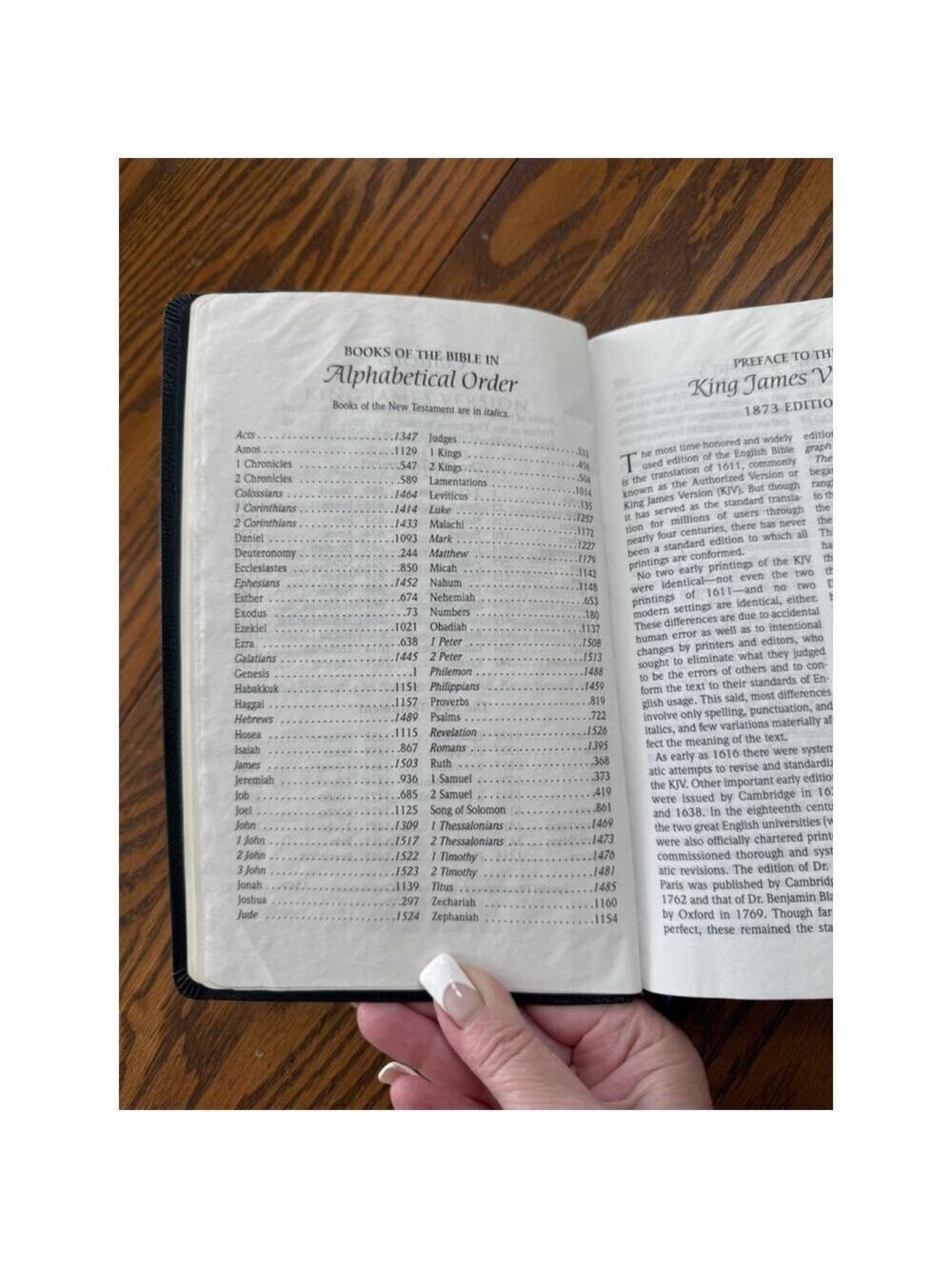 Holy Bible New King James Version Red Letter Bonded Leather Silver Edge 9x5 - Picture 8 of 12